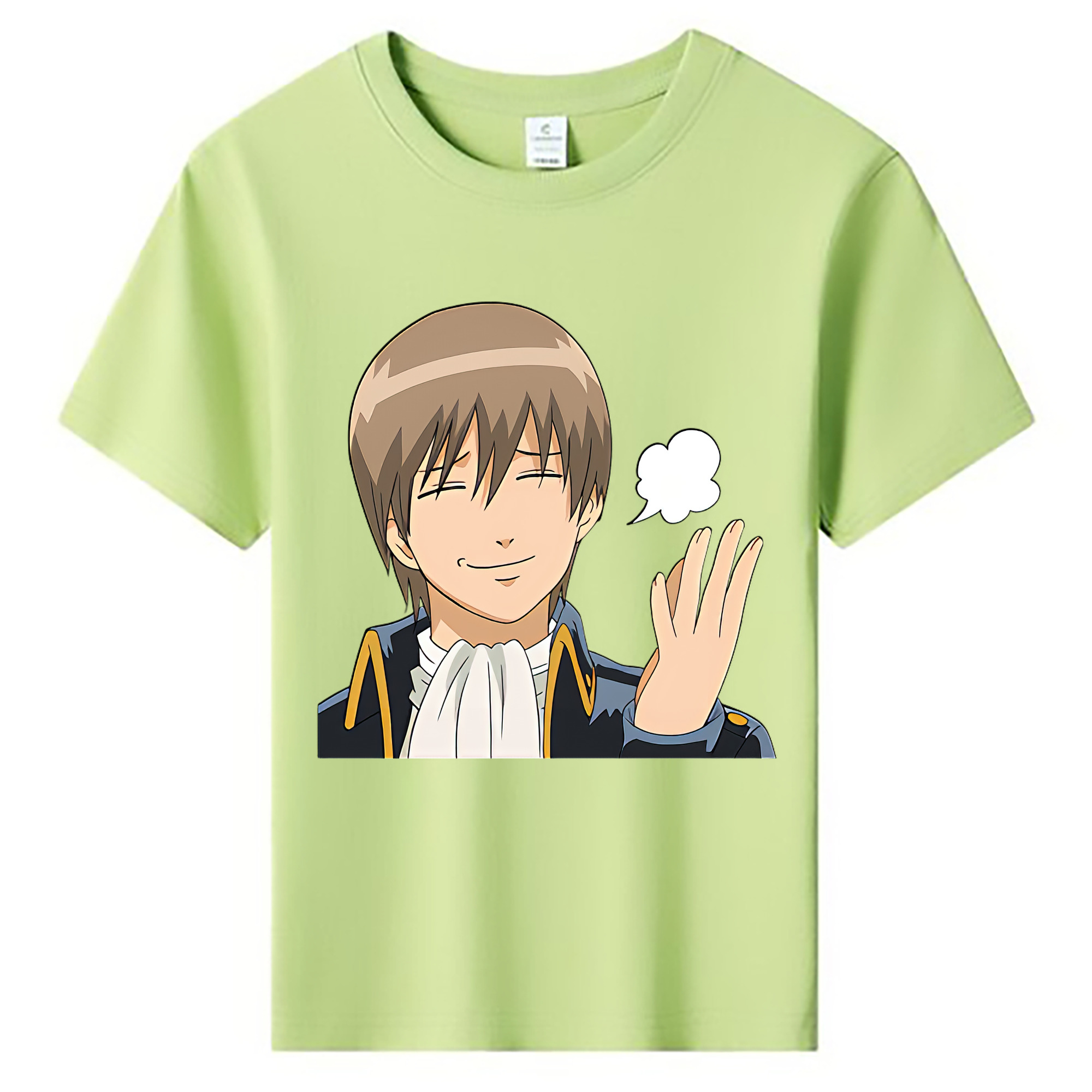 （画像用） ぎんたま 坂田銀時（さかたぎんとき） 神楽 志村新八（しむら しんぱち） GINTAMA Sakata Gintoki Kagura Shimura Shinpachi 綿100％キッズTシャツ（フロントプリント）